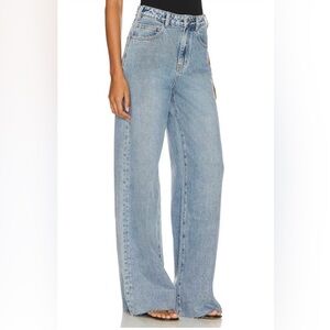 WeWoreWhat Wide Leg Jean in Denim Blue